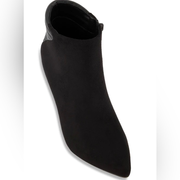 Black Suede Stiletto Bootie’s - Picture 3 of 3